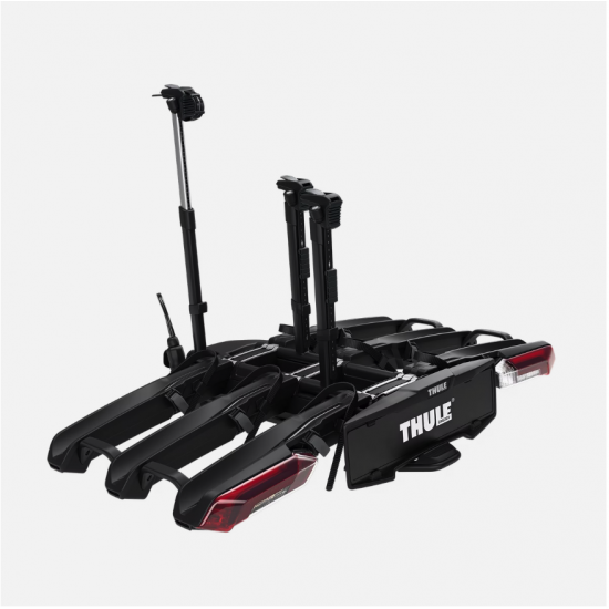 EPOS 3 BIKE PLATFORM TOW BIKE RACK 13 PIN RHD BLACK/ ALUM