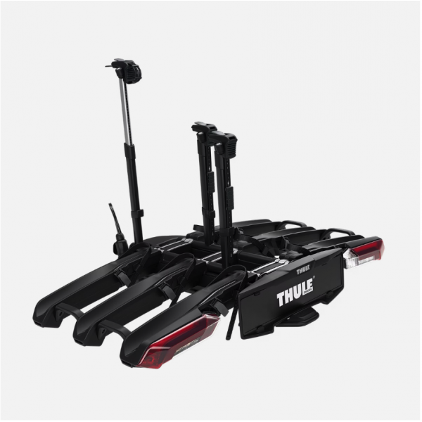 EPOS 3 BIKE PLATFORM TOW BIKE RACK 13 PIN RHD BLACK/ ALUM