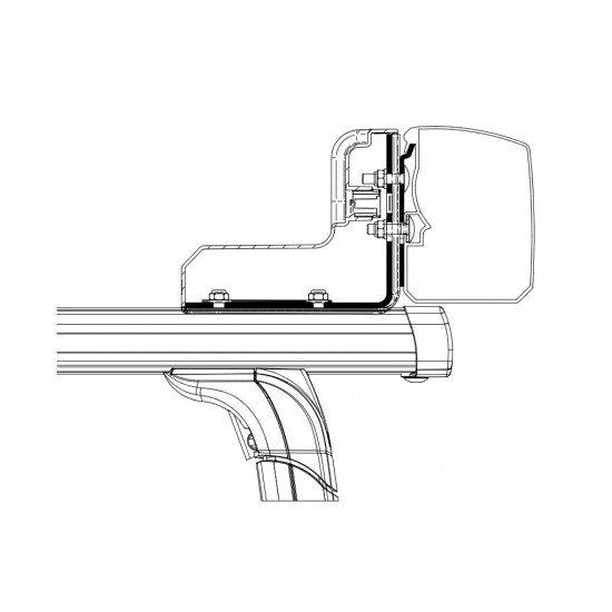 THULE ADAPTER T 3200 ROOF RACK