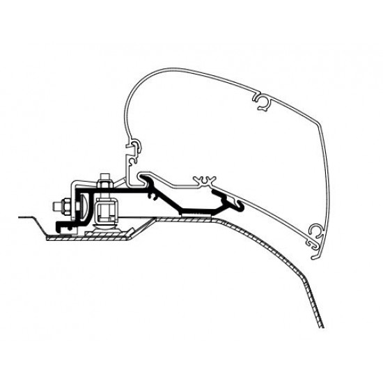 DUCATO JUMPER BOXER ADAPTER SERIE 6 2007 on L3H2 3.75M L4H2