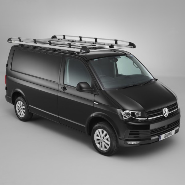 VW Transporter T5. LWB Twin Rear.  Alum. Rack -  T54KR, ASF3