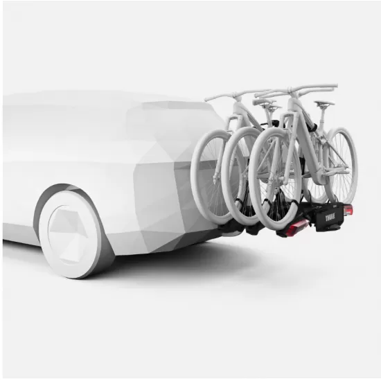 EPOS 3 BIKE PLATFORM TOW BIKE RACK 13 PIN RHD BLACK/ ALUM EPOS 3 BIKE PLATFORM TOW BIKE RACK 13 PIN RHD BLACK/ ALUM